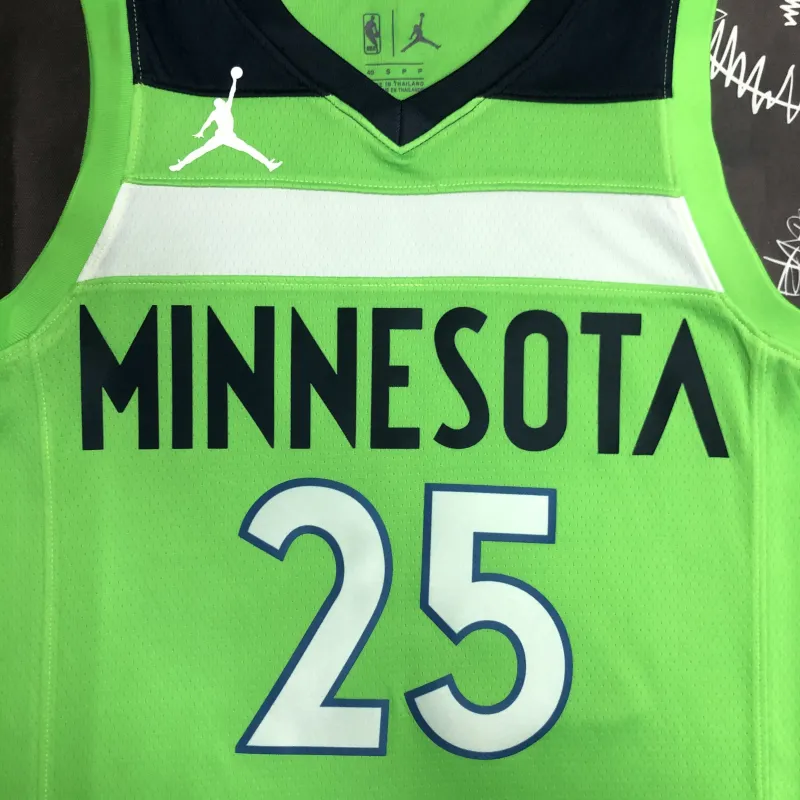 Minnesota Timberwolves Derrick Rose #25 Men’s Jersey
