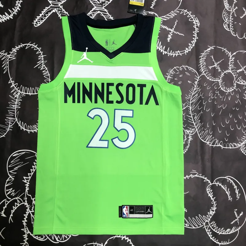 Minnesota Timberwolves Derrick Rose #25 Men’s Jersey