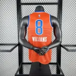 Camisola dos homens dos Oklahoma City Thunder Jalen Williams #8