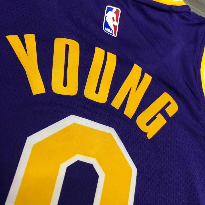 Los Angeles Lakers Jordan Edition Nick Young #0 Men’s Jersey