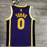 Los Angeles Lakers Jordan Edition Nick Young #0 Men’s Jersey