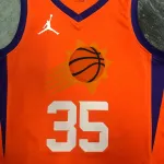 Jersey dos homens Phoenix Suns Jordan Edition Orange Kevin Durant #35