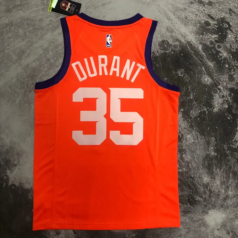 Jersey dos homens Phoenix Suns Jordan Edition Orange Kevin Durant #35