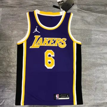 Camisola para homem Los Angeles Lakers Jordan Edition LeBron James #6