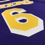 Los Angeles Lakers Jordan Edition LeBron James #6 Heren Jersey