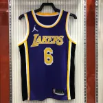 Los Angeles Lakers Jordan Edition LeBron James #6 Heren Jersey