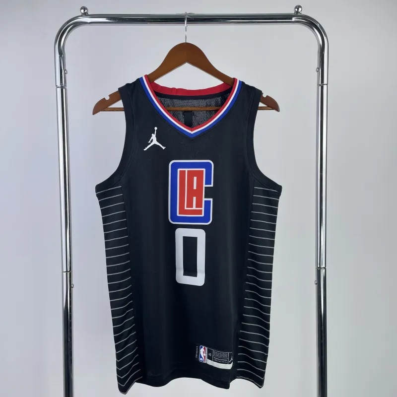 LA Clippers Jordan Edition Russell Westbrook #0 Men’s Jersey