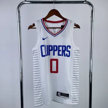 Camisa masculina LA Clippers Limited Edition branca Russell Westbrook #0