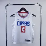 Maillot blanc pour enfants Paul George (#13) des LA Clippers
