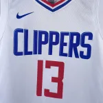 Maillot blanc pour enfants Paul George (#13) des LA Clippers