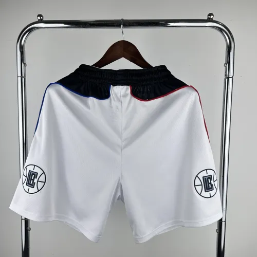LA Clippers White Men’s Shorts