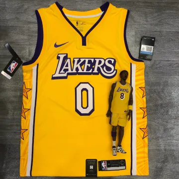 Maglia Los Angeles Lakers Kyle Kuzma #0 Stars Uomo