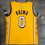 Los Angeles Lakers Kyle Kuzma #0 Stars Men’s Jersey