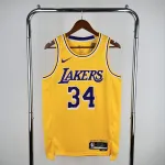 Los Angeles Lakers Shaquille O'Neal #34 Yellow Men's Jersey Los Angeles Lakers Shaquille O’Neal #34 Yellow Men’s Jersey