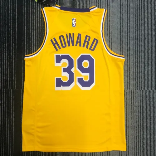 Maillot jaune homme Los Angeles Lakers Dwight Howard #39