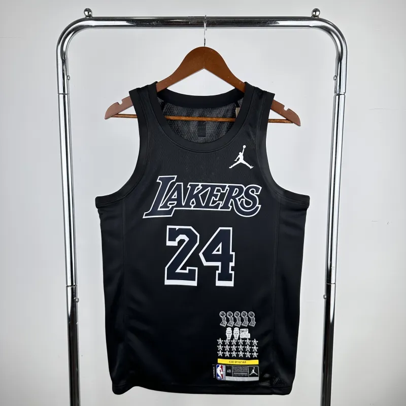 Los Angeles Lakers Earned Edition Kobe Bryant #24 Black Men’s Jersey