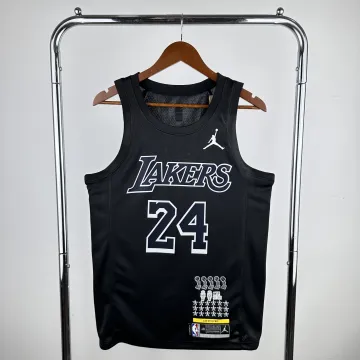 Los Angeles Lakers Earned Edition Kobe Bryant #24 Black Men's Jersey