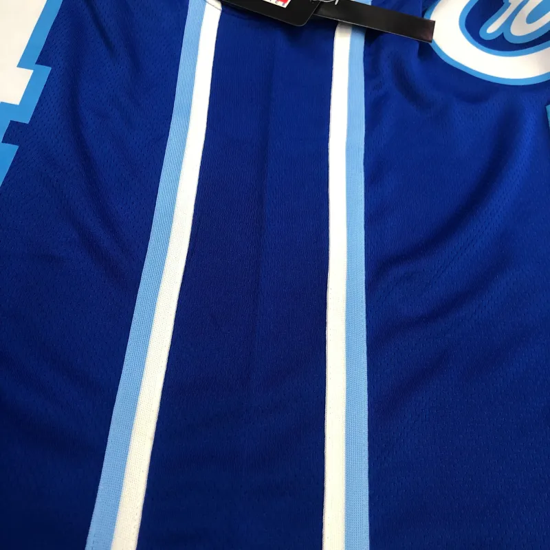 Los Angeles Lakers Latin Singer Collaboration Kobe Bryant #24 Maglia da Uomo Blu