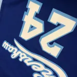 Los Angeles Lakers Latin Singer Collaboration Kobe Bryant #24 Maglia da Uomo Blu