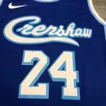 Los Angeles Lakers Latin Singer Collaboration Kobe Bryant #24 Maglia da Uomo Blu