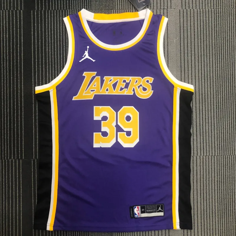 Los Angeles Lakers Jordan Edition Dwight Howard #39 Purple Men’s Jersey