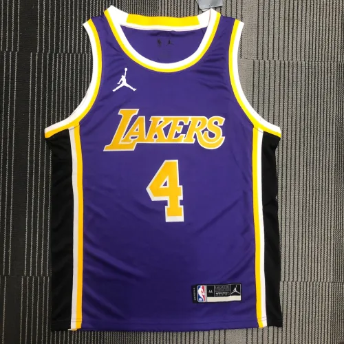 Maglia da uomo dei Los Angeles Lakers "Jordan Edition" di Rajon Rondo, modello #4, colore viola