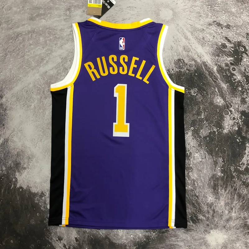 Los Angeles Lakers Jordan Edition D’Angelo Russell #1 Men’s Jersey