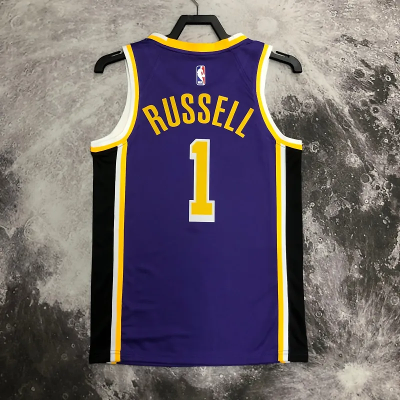 Los Angeles Lakers Jordan Edition D’Angelo Russell #1 Men’s Jersey