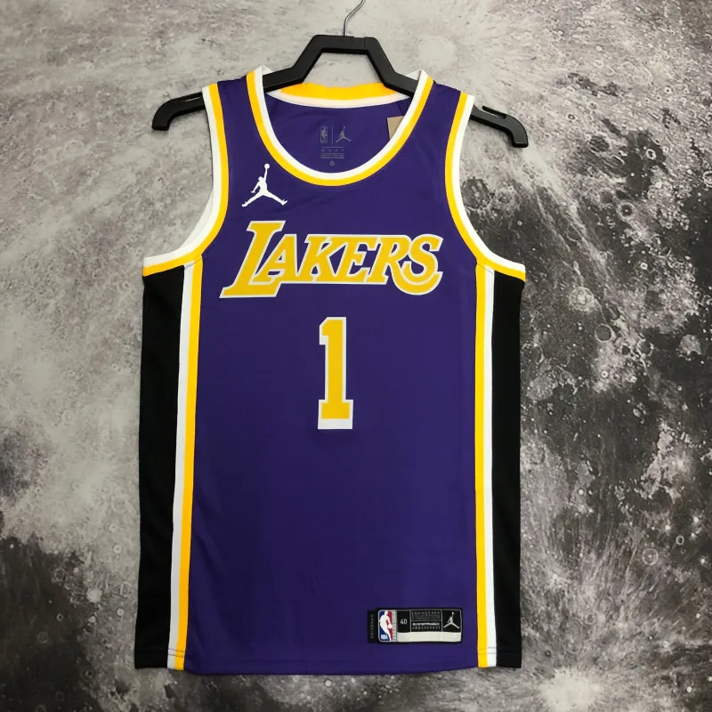 Los Angeles Lakers Jordan Edition D’Angelo Russell #1 Men’s Jersey