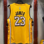 Los Angeles Lakers LeBron James #23 Stars Men’s Jersey