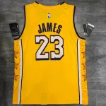 Los Angeles Lakers LeBron James #23 Stars Men’s Jersey