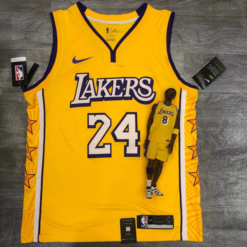 Los Angeles Lakers Kobe Bryant #24 Stars Herren-Trikot