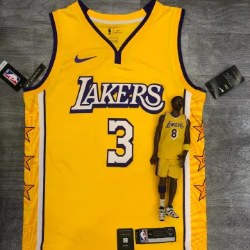 Maglia Los Angeles Lakers Anthony Davis #3 Stars Uomo