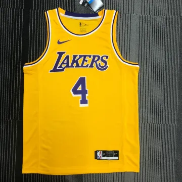 Los Angeles Lakers Rajon Rondo #4 Yellow Men's Jersey