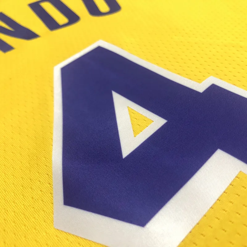 Los Angeles Lakers Rajon Rondo #4 Yellow Men’s Jersey