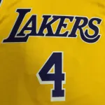 Los Angeles Lakers Rajon Rondo #4 Yellow Men’s Jersey