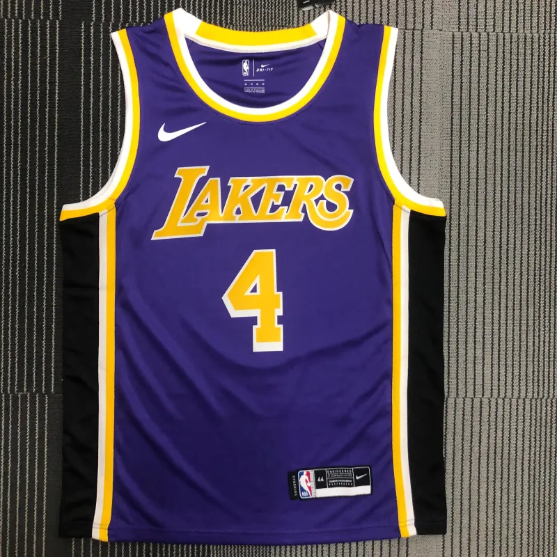 Los Angeles Lakers Rajon Rondo #4 Purple Men’s Jersey