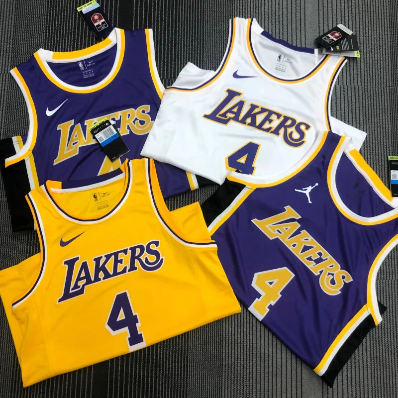 Los Angeles Lakers Rajon Rondo #4 Purple Men’s Jersey