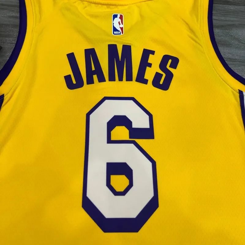 Los Angeles Lakers LeBron James #6 Stars Men’s Jersey