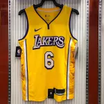 Los Angeles Lakers LeBron James #6 Stars Men’s Jersey