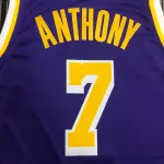 Los Angeles Lakers Carmelo Anthony #7 Purple Men’s Jersey