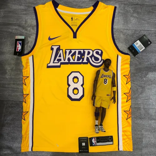 Maglia Los Angeles Lakers Kobe Bryant #8 Stars Uomo