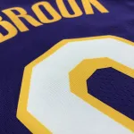 Los Angeles Lakers V-Neck Russell Westbrook #0 Purple Men’s Jersey