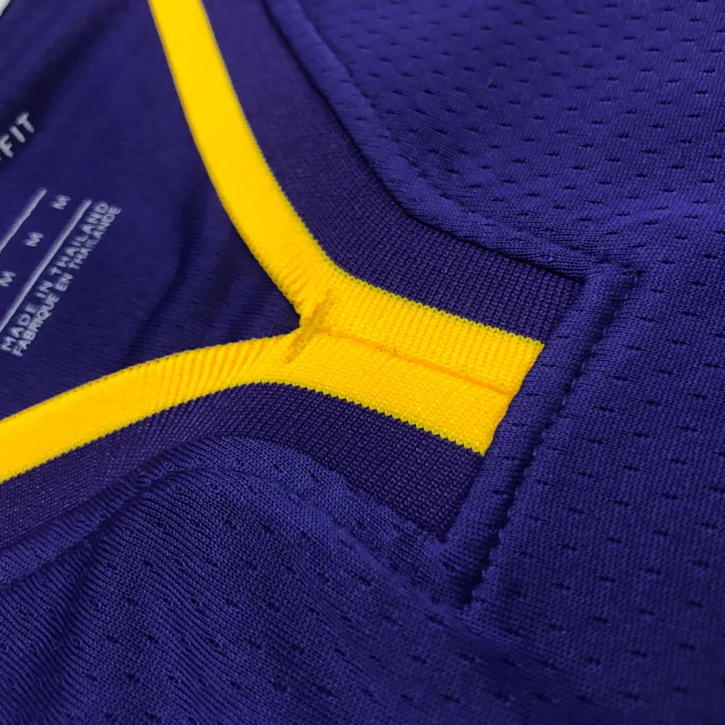 Los Angeles Lakers V-Neck Russell Westbrook #0 Purple Men’s Jersey