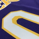 Los Angeles Lakers V-Neck Russell Westbrook #0 Purple Men’s Jersey