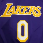 Los Angeles Lakers V-Neck Russell Westbrook #0 Purple Men’s Jersey
