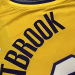 Los Angeles Lakers V-Neck Russell Westbrook #0 Stars Men’s Jersey