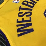Los Angeles Lakers V-Neck Russell Westbrook #0 Stars Men’s Jersey