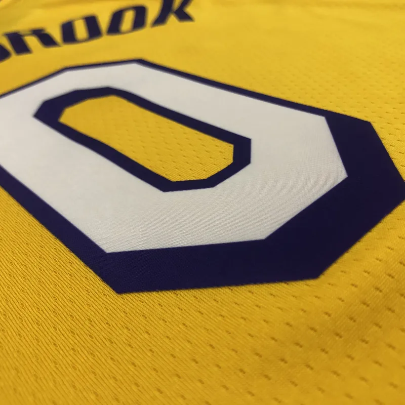 Los Angeles Lakers V-Neck Russell Westbrook #0 Stars Men’s Jersey
