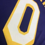 Los Angeles Lakers V-Neck Kyle Kuzma #0 Purple Men’s Jersey
